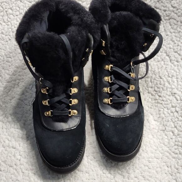 NEW Cole Haan Zerogrand Explore Upstate Hiker Waterproof Leather Booties sz 9 - Picture 2 of 7